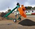 Der mobile Getreidereiniger OBC-50 reinigt Sonnenblumenkerne perfekt Mobiler Getreidereiniger OBC-50