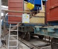 System zum Laden von Getreide, Granulat, Pellets in Container und Waggons ZZ-120, Foto